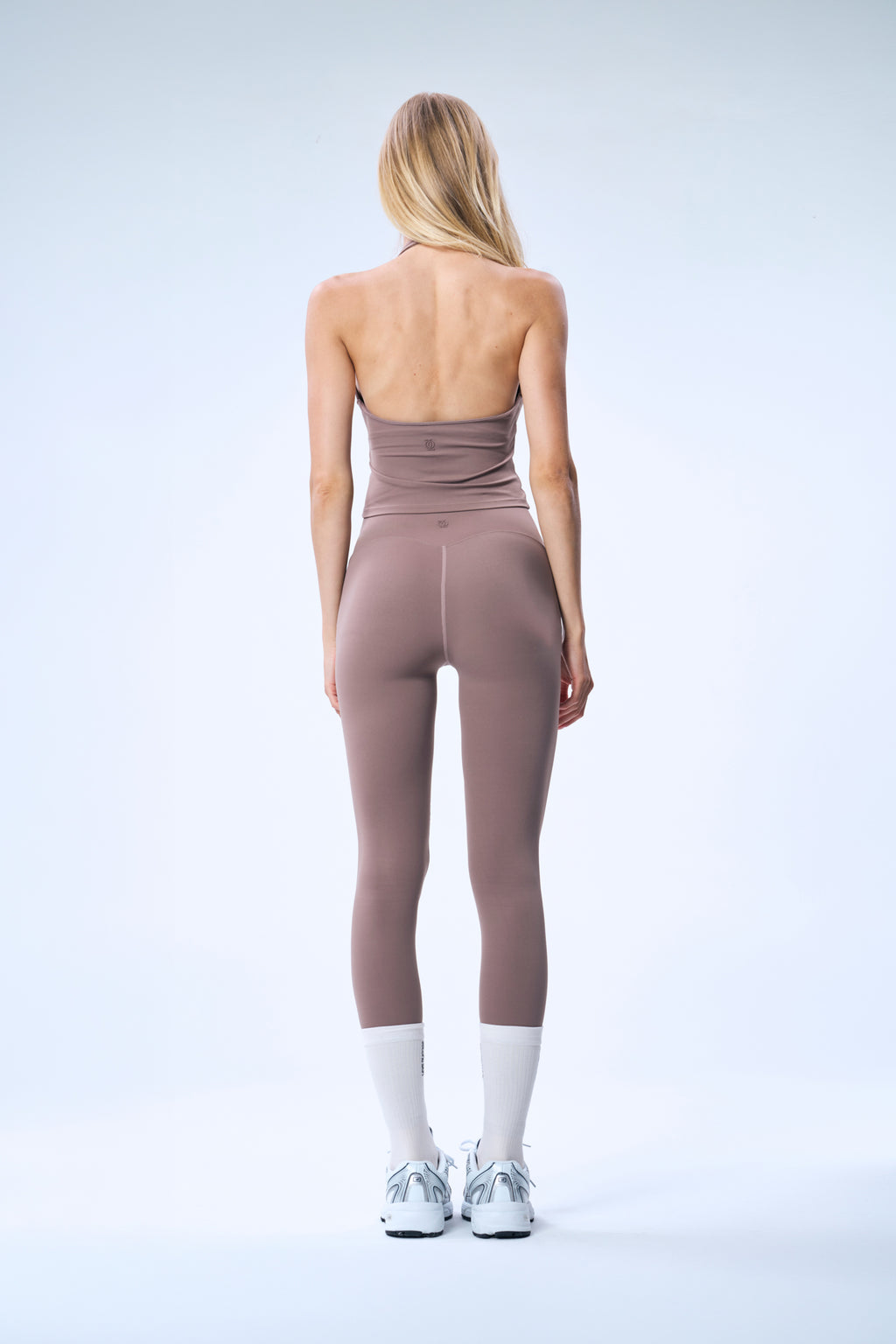 Second Skin Studio Halterneck Top Mushroom