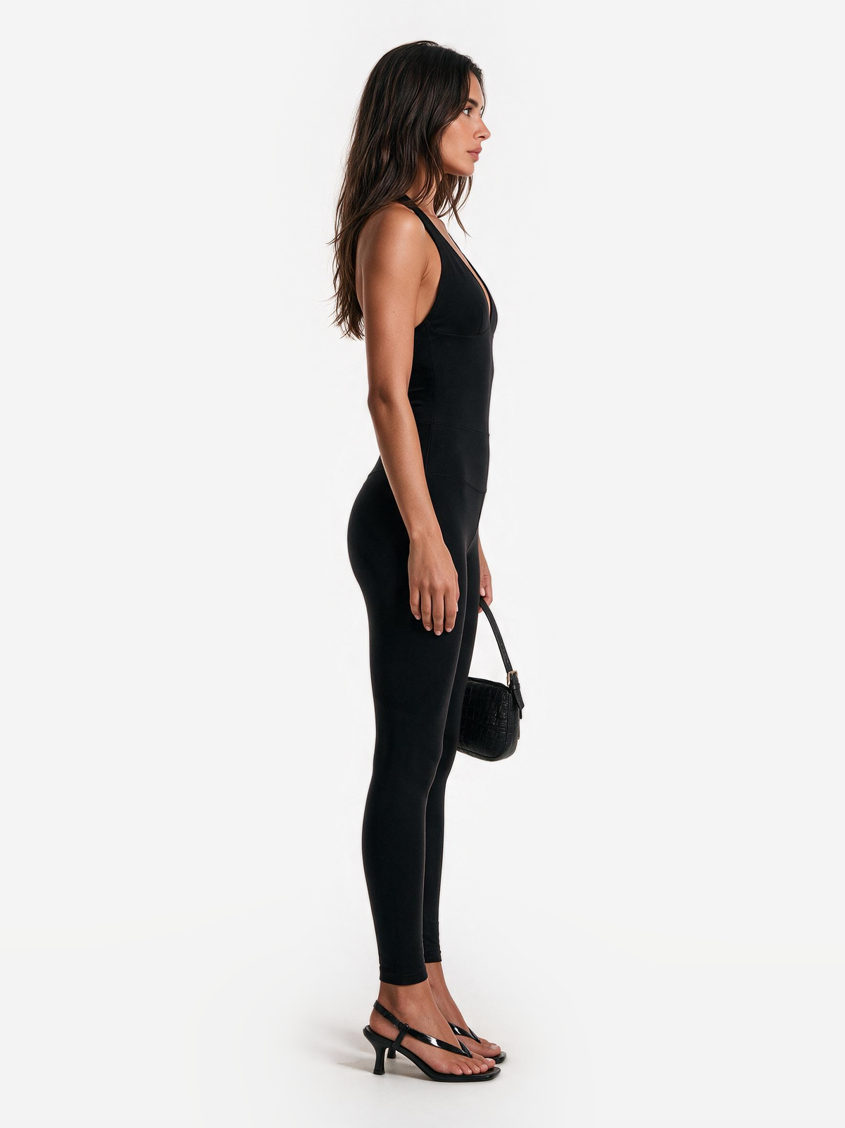 Second Skin Studio Halterneck Top Onyx