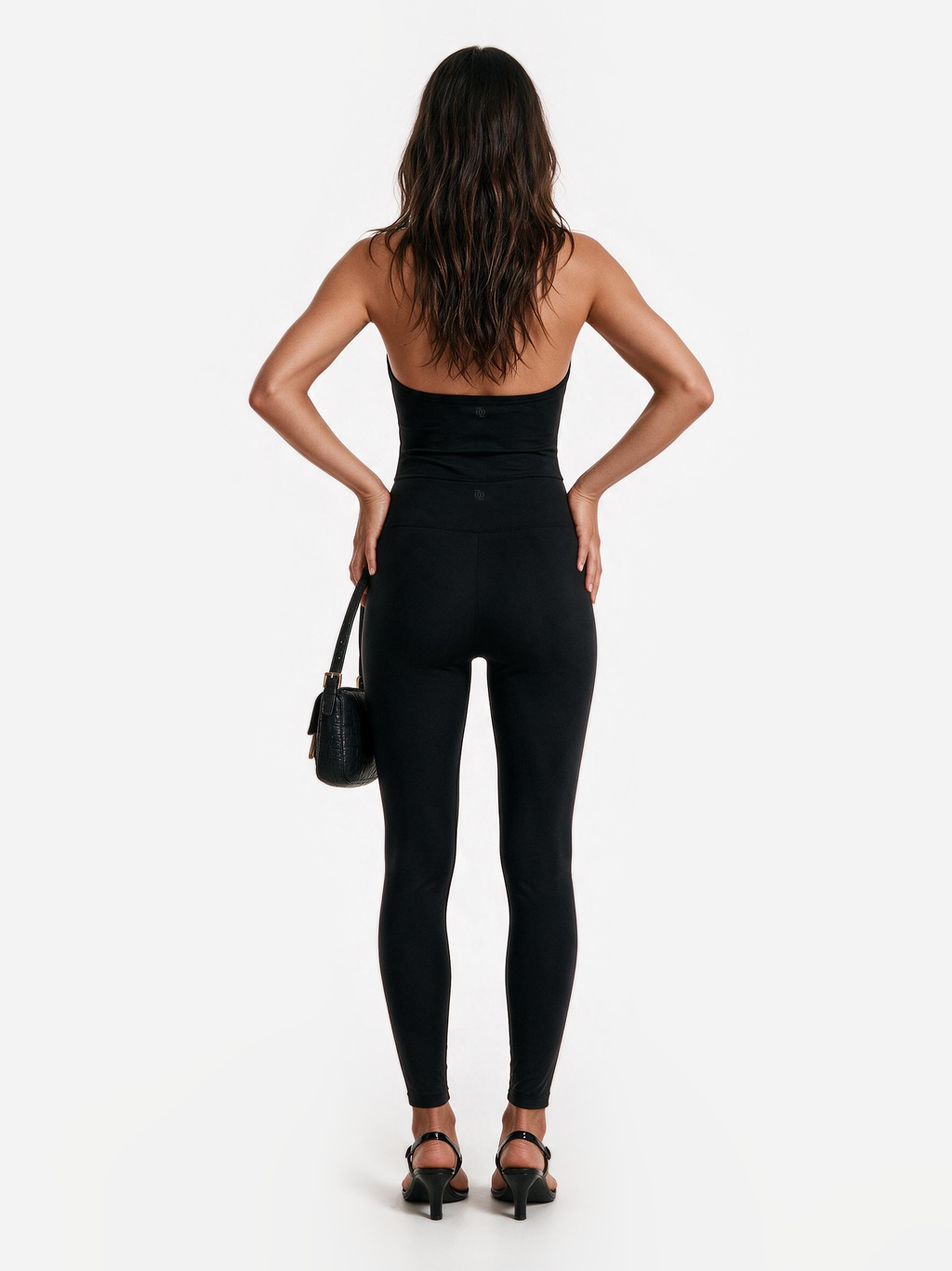 Second Skin Studio Halterneck Top Onyx