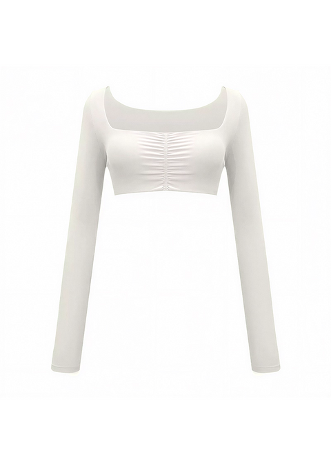 Second Skin Studio Long Sleeve Top Ivory