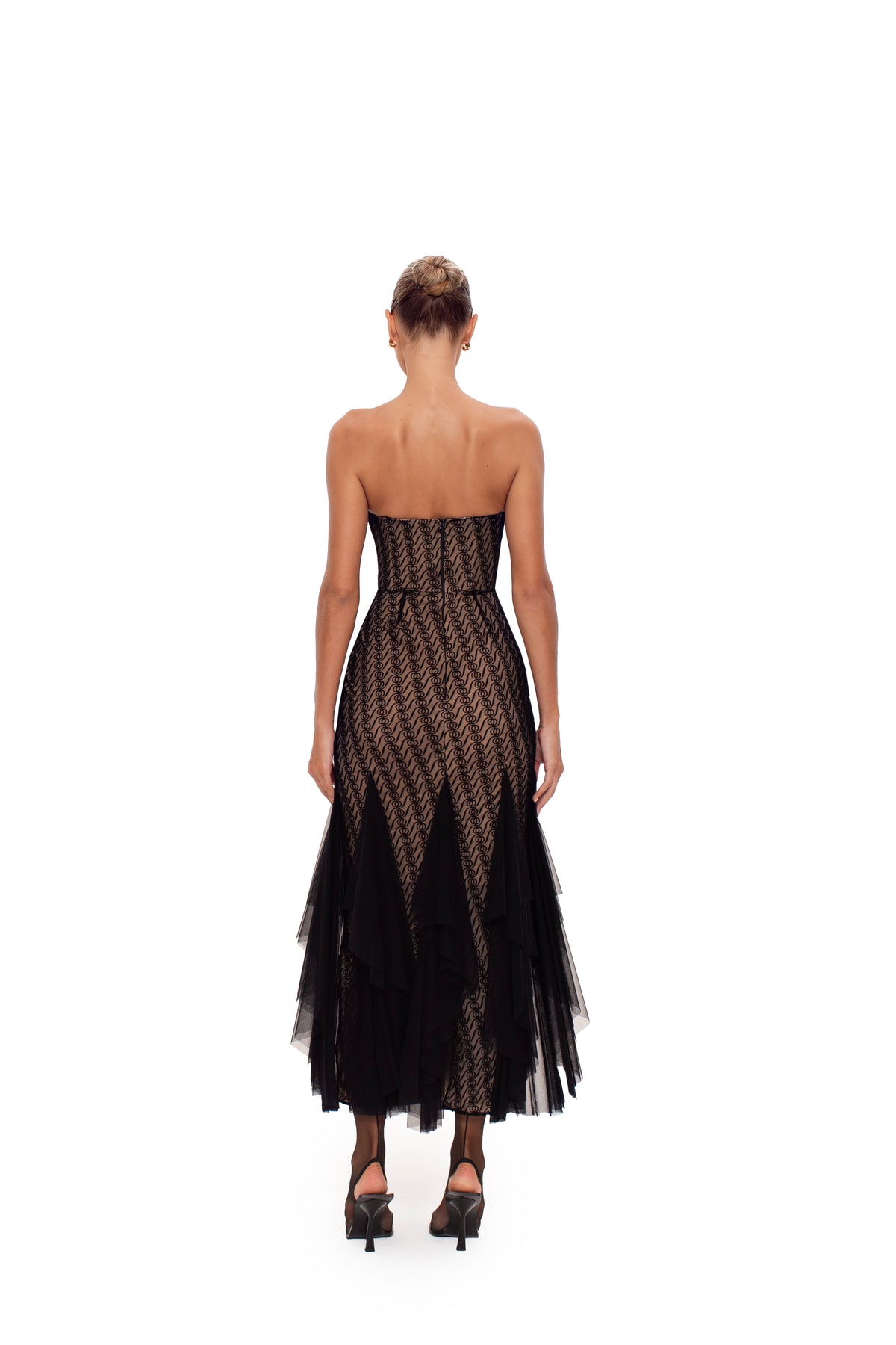 Alizee Strapless Dress Black
